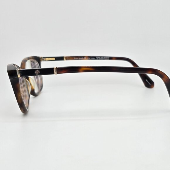 Kate Spade New York Kaileigh 086 Havana Eyeglasses Frame w/ Flexhinge 52-15-140 - Picture 3 of 10